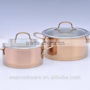 2015 new technology PVD coasting stainless steel cookware