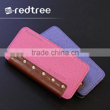 Newest and hottest leather flip phone case for Lenovo a7000