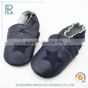 funny genuine leaterh baby prewalker shoes