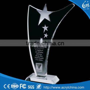 2016 custom design acrylic prize PMMA medals acrylic trophy and awards