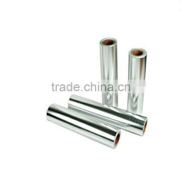 silver vacuum metallized PET film