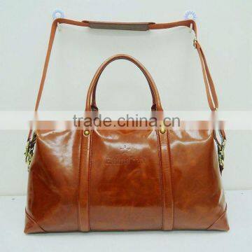 Best sell in Dongguan trolly bag handmade travel luggage brown goat leather overnight trolley school bags                        
                                                                                Supplier's Choice