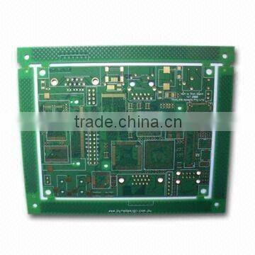 Double-sided PCB with Two Layers, Plating Thick Gold and Thickness of 0.3mm