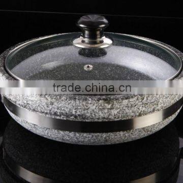 Classic stone steam cooker pot marble stone