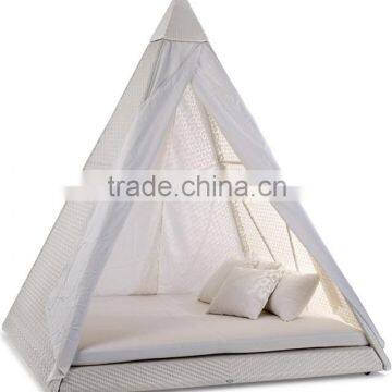 Outdoor furniture rattan daybed sun bed