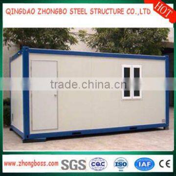 prefabricated container house with wheels low price sale