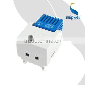 SAIP/SAIPWELL 250V/10A Normally Open Blue Casing Temperature Control Switch for Home Appliance