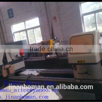 CNC double mitre saw for aluminum profile / double head cutting saw