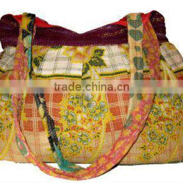 Handmade Indian Vintage kantha quilted hobo bags