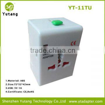 US UK EU AU Universal 1A USB Travel Charger From China