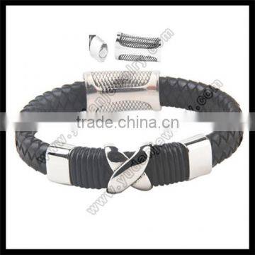 Wholesale Jewellery Wide Wrist Leather Strap Bracelet