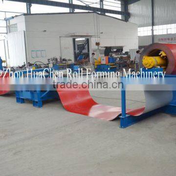 Color steel sheet coil slitting machine