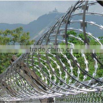 concertina barbed wire/ concertina coil / concertina wire in barbed wire is on hot sale