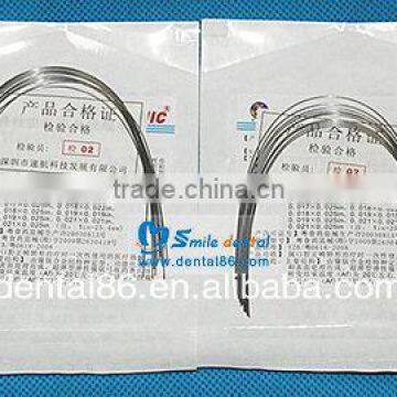 2013 popular dental orthodontic niti arch wire