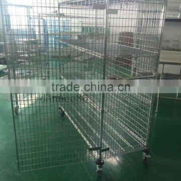 Stainless Steel Shelving Cage With Lock Catch