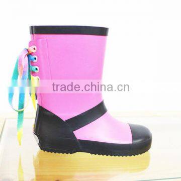 non-slip rain boots for women jelly rubber rain neoprene boot women wholesale