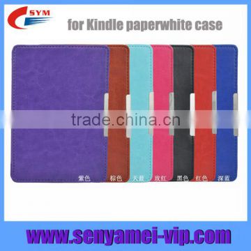 Flip PU Leather Case For Amazon Kindle Paperwhite Book Cover Case