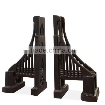 Bookends, Iron-Bridge-Bookend, Antique Bookends