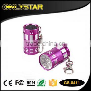 Onlystar GS-8411 9led mini portable handy small keychain flashlight