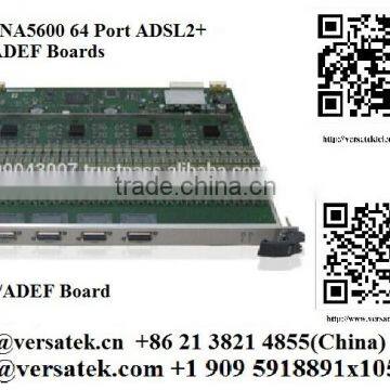 ADEE(with built-in splitter)ADEF(without built-in splitter) for MA5600 64-port ADSL2+ service boad; Contact: sherryt@versatek.cn