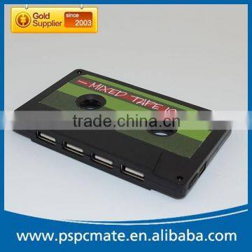 Promotional gift computer 2.0 High Speed cassette shape USB HUB
