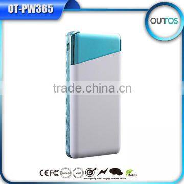 8000mAh External Power Bank Backup Battery Universal Portable Rohs Power Bank Charger for iphone LG HTC