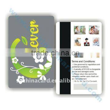 PVC magnetic stripe membership card