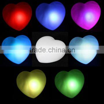 RGB Colorful LED Heart Christmas/Valentine/Wedding Decoration Night Light Best Gift For Lovers Best Friends photo-3