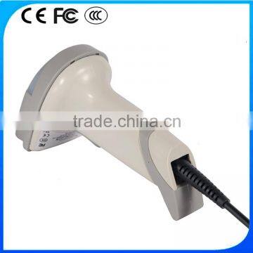Black/White/Grey 1d Laser Handheld Barcode Scanner Quality Choice