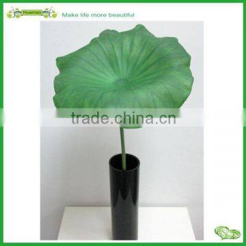 decorative artifical pu single lotus leaves