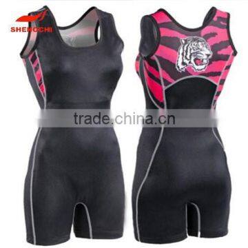 Fasion Full Printing Custom Design Wrestling Sports Uniform