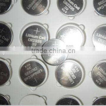 high capacity 300mAh CR2335 3V button Cell battery