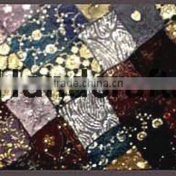 Shimmer Sequin work Fabric Patchwork WALL DECOR