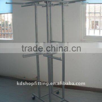 chrome garment rack
