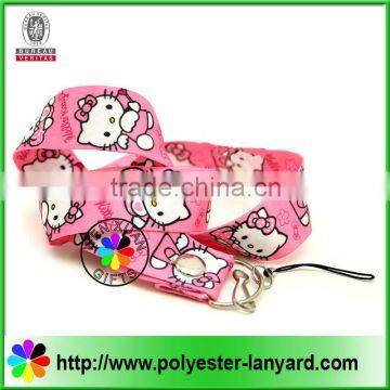 Nylon funny cartoon lanyard