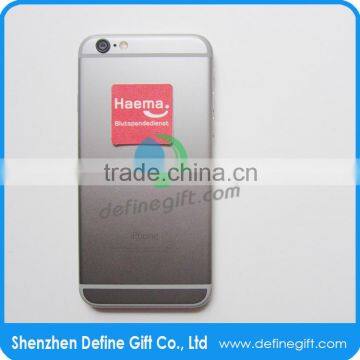 Custom Sticky Mobile Phone Microfiber Self Adhesive Screen Cleaner photo-2