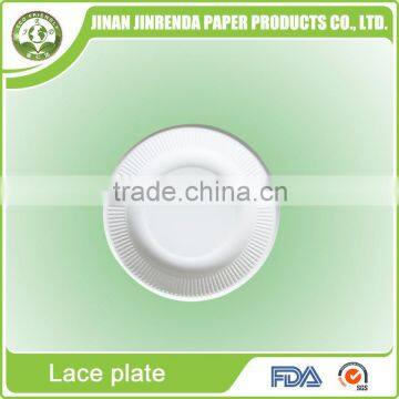 Disposable tableware 6 inch sugarcane fiber plate