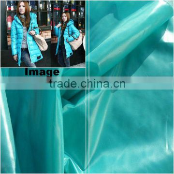 polyester cire taffeta fabric for down jacket