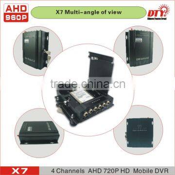 DTY 4H AHD H 264 Mobile Dvr for Truck/ AHD DVR With Built-in LCD Screen photo-5