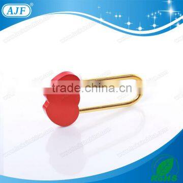 AJF 2015 Hot Sale Solid Elegant Engraved Brass love heart lock