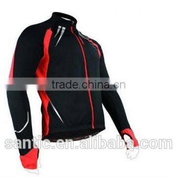 2015 santic Fleece Thermal Long Jersey Winter Jacket for man