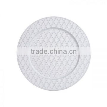 Decorative plastic wholesale under plates