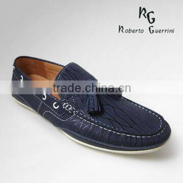 china factory genuine leather men casual shoes