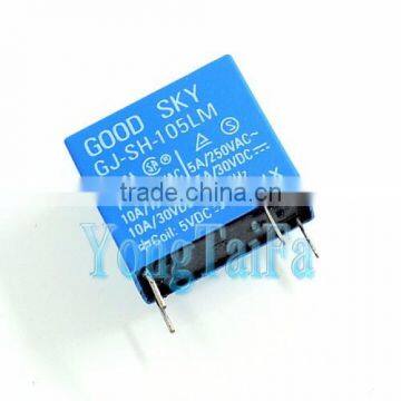 one aways open 5A relay GJ-SH-105LM take the place of HF32F-005-HS3 and JZC-32F-005-HSL for Guoxing