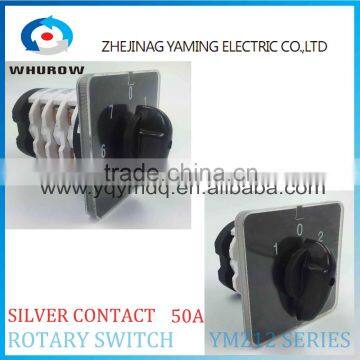 Cam Switch YMZ12 Series White Black Changeover Combination Rotary Switch 0-8 Positions 16-125A Ui 690V Sliver Point Contacts photo-5