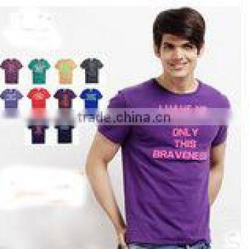 Fashion 100% Cotton Printed Sports T Shirts For Men