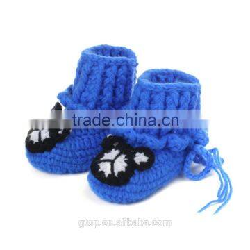 Baby Handmade Crochet Boots Shoes Supplier for 1-10 months old B-0001