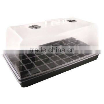 Hydroponic Growing Box Seed Starting Tray Germination Station With Humidity Dome