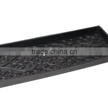 Home Rubber Boot Tray 34 Inch Decorative Boot Tray Waterproof for Indoor or Outdoor Use Dog Cat Food Mat photo-2