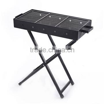 Simple Design Outdoor Jpenese Style Foldable Standing Charcoal BBQ Grill